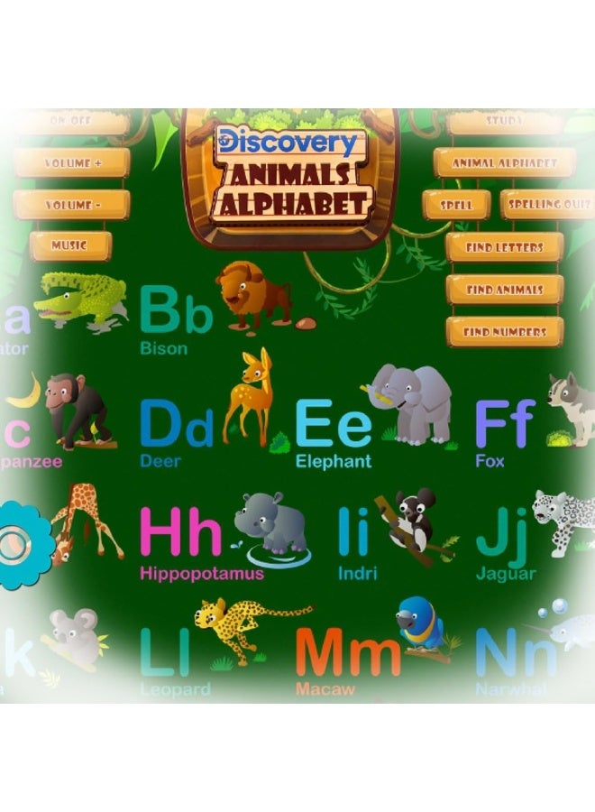 Discovery Kids Animal Alphabet Interactive Electronic Learning Board - Image 4