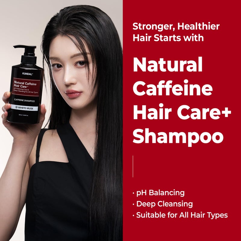 KUNDAL Korean Caffeine Scalp Shampoo [Cherry Blossom] â€“ Sulfate-Free Hair Care with Menthol & Botanical Extracts â€“ For Fuller-Looking Hair, Scalp Refresh & Strength â€“ 16.9 Fl Oz, Stocking Stuffers - Image 4