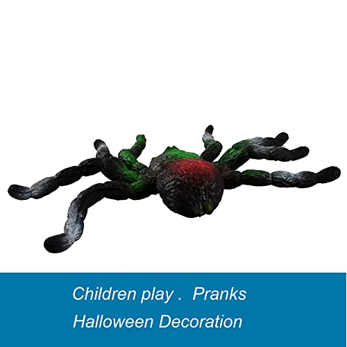 BOHS Rubber Jiggly Spider - Stretch & Squeeze - Realistic Big Soft Stretchy - Halloween Squishy Toy - Prank Bugs - Image 4