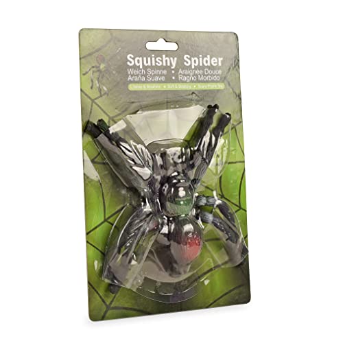 BOHS Rubber Jiggly Spider - Stretch & Squeeze - Realistic Big Soft Stretchy - Halloween Squishy Toy - Prank Bugs - Image 5