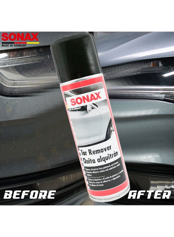 SONAX Tar Remover Spray for Cars, Paint, Chrome and Metal Surfaces, Removes Tar, Asphalt, Oil, Bitumen, Adhesive Residue and Road Grime, Fast Acting Exterior Cleaner, Made in Germany - Image 4