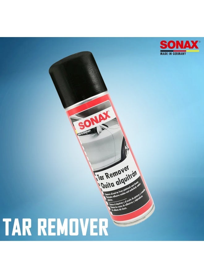 SONAX Tar Remover Spray for Cars, Paint, Chrome and Metal Surfaces, Removes Tar, Asphalt, Oil, Bitumen, Adhesive Residue and Road Grime, Fast Acting Exterior Cleaner, Made in Germany - Image 1