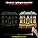 Nitemode Light Kit Compatible with Lego Home Alone House Set 21330 Upgraded Window Lights with Remote Control Builtin Sound Module Lighting Accessories for Ideas 21330 Display Lights Only - Image 4