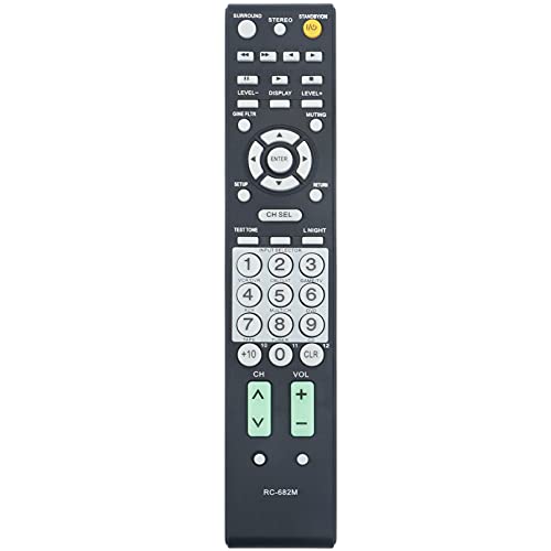 WINFLIKE Replacement IR Infrared Remote Control fit for Onkyo AV Receiver RC-682M RC-681M RC-607M HT-R340 HT-R530 HT-R540 HT-R550 HT-SR600 HT-SR800 TX-SR505 TX-SR604 TX-SR60 TX-SA605 TX-SR605 - Image 4