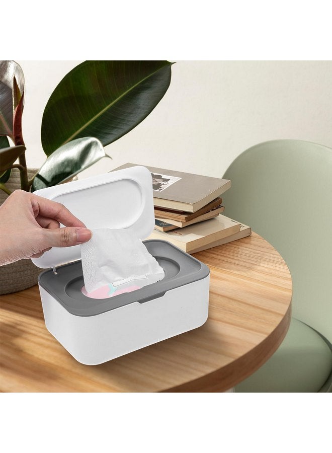 Sibba Sibba 2 Pack Wipes Dispenser, Wipe Holder for Baby & Adult, Refillable Wipe Container, Easy Open/Close Wipes Pouch Case, Non-Slip Wipes Box with Sealing Design Lid - Image 4