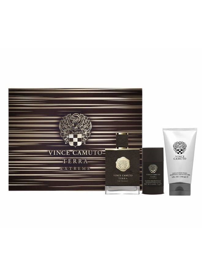 VINCE CAMUTO Terra Extreme 3 Piece Gift Set, 3.4 fl. oz. - Image 1