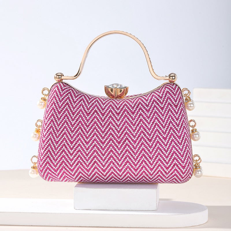 New Pearl Boutique Flash Women'S Bag Fashion Gorgeous Luxury High-End Luxury Party Women'S Crossbody Bag - Image 3