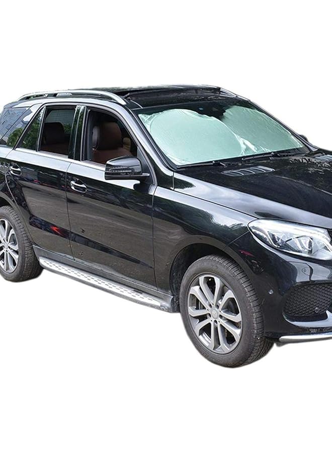 الكبريت مظلة سيارة قابلة للطي بحلقة مزدوجة، حاجب شمس أمامي معزول حراريًا، واقي من الشمس - Image 4