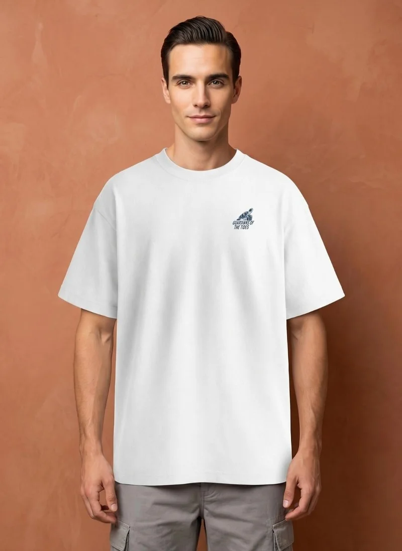 Men Oversized Graphic Printed T-shirt