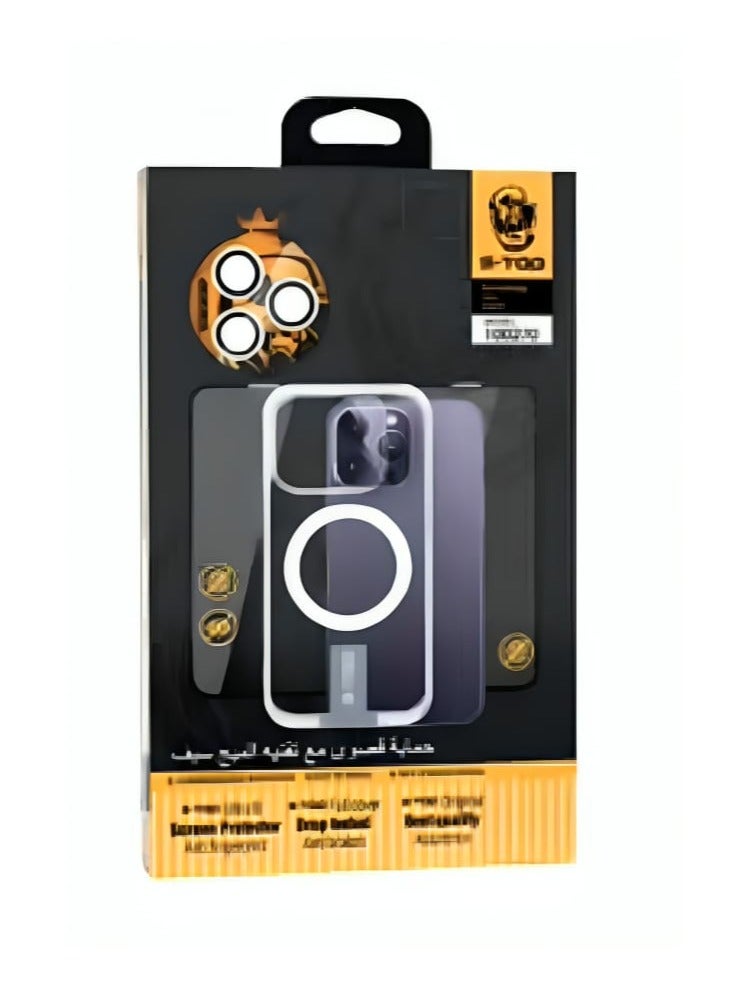 اس-توب حزمة الحماية المتكاملة 10 في 1 لجهاز  آيفون 15 برو - Image 4