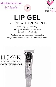 Nicka K 6 Pack NICKA K Clear Lip Gel Argan Oil 2pcs Rosehip 2pcs Clear 2pcs - Image 3