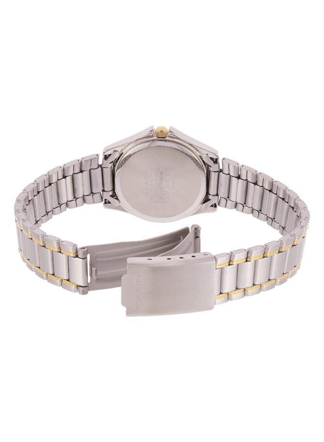 CASIO Men Stainless Steel Analog Watch MTP-1183G-7ADF - 39 mm - Silver/Gold - Image 2