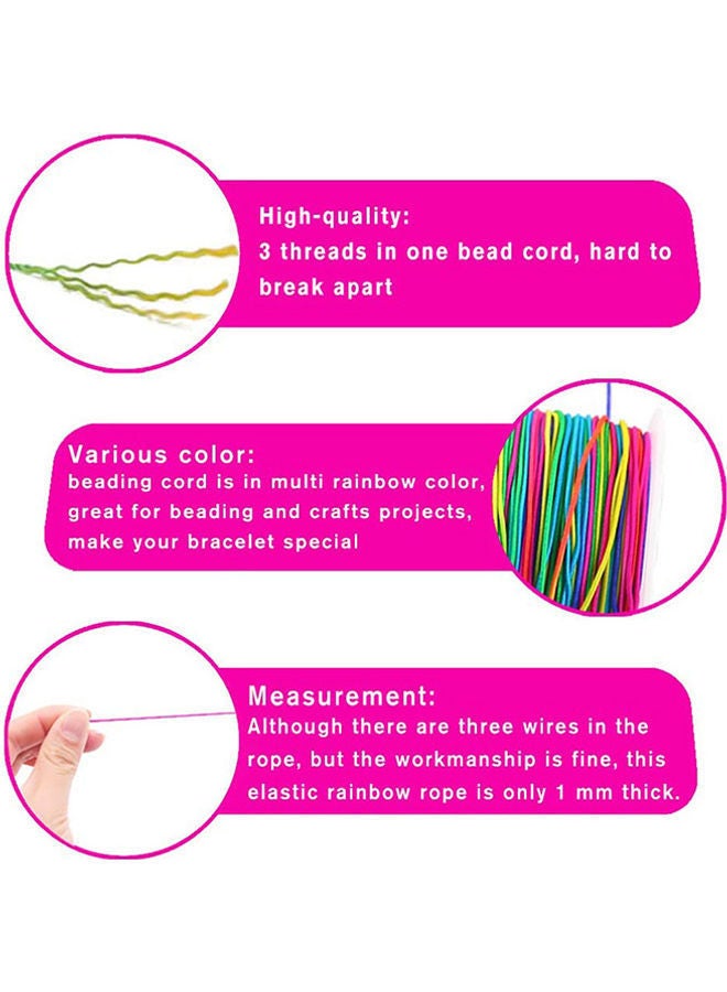 نيبمينينت حبل مطاطي لصنع المجوهرات من الخرز والكريستال 5x5x4.5سم - Image 3