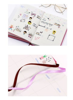 KASTWAVE Schedule Notebook Personal Daily Planner Journal, Notepad Schedule Plan Appointment Notebook Memo Book, Best Agenda Day Planner to Achieve Your Goals and Increase Productivity, Pink  - Image 4