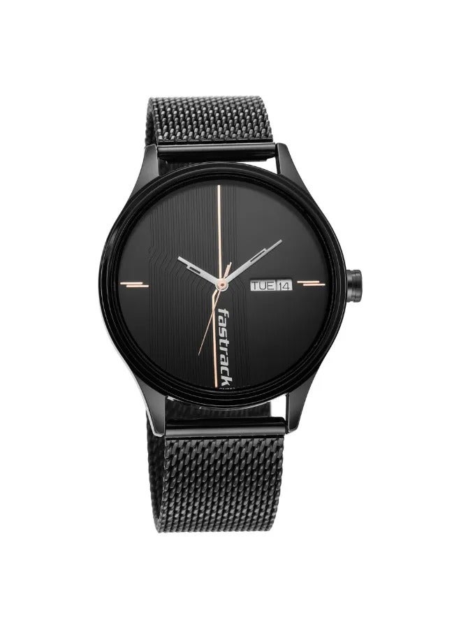 fastrack Men's Analog Round Shape Stainless Steel Wrist Watch - 3247NM03 -  Mm  - Image 2