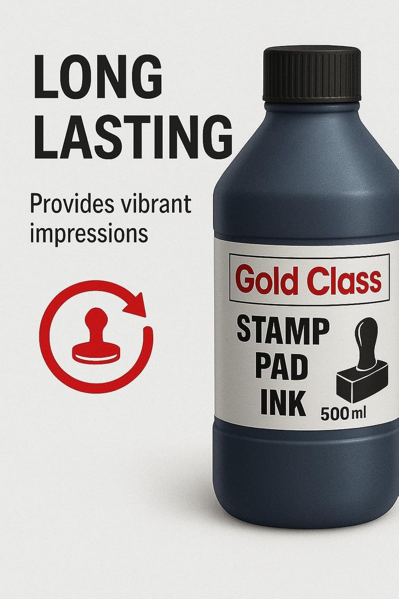 Gold Class Stamp Pad Ink(500ml)(Red) - Image 2