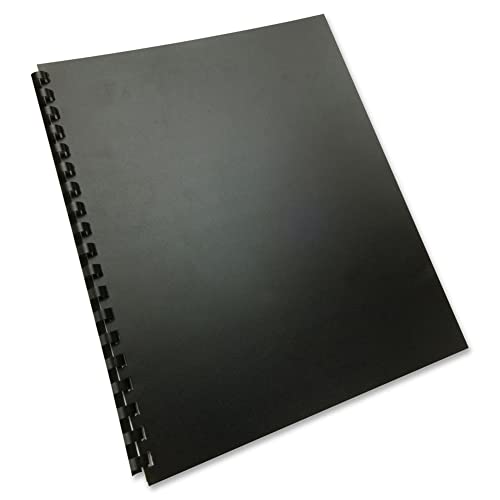 GBC Poly Binding Cover, 11"x8-1/2", 100% Recycled, Black, 25-Pack (25818) - Image 5
