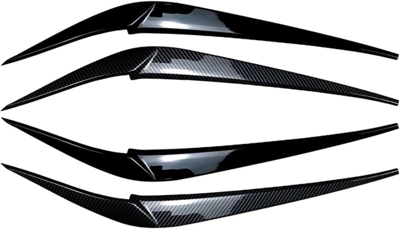 QASULER Car Headlight Eyebrow Eyelid Trim for BMW X3 X4 - Image 2