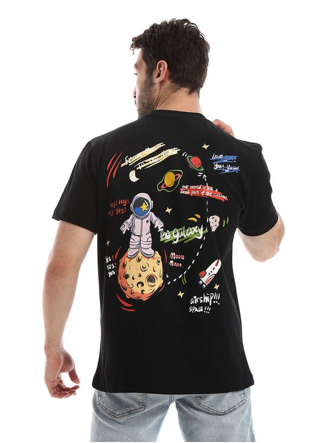 WHITE RABBIT - Chest & Back Short Sleeves Printed Tee - Image 1