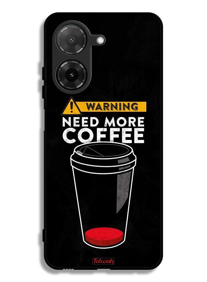 Tolwak Xiaomi Redmi A5 4G Protective Case Cover Need More Coffee - Image 1