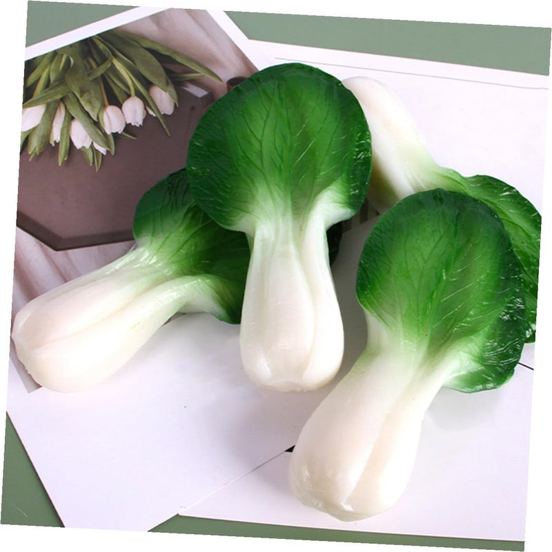 5pcs Realistic PVC Simulation Vegetable Models Set, Lifelike Artificial Vegetable Decor for Kitchen Display and Food Photography Props - Image 5