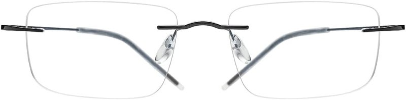 FONEX Titanium Glasses Frame,Rimless Frameless Optical Eyewear Eyeglasses for Men and Women F85634 - Image 2