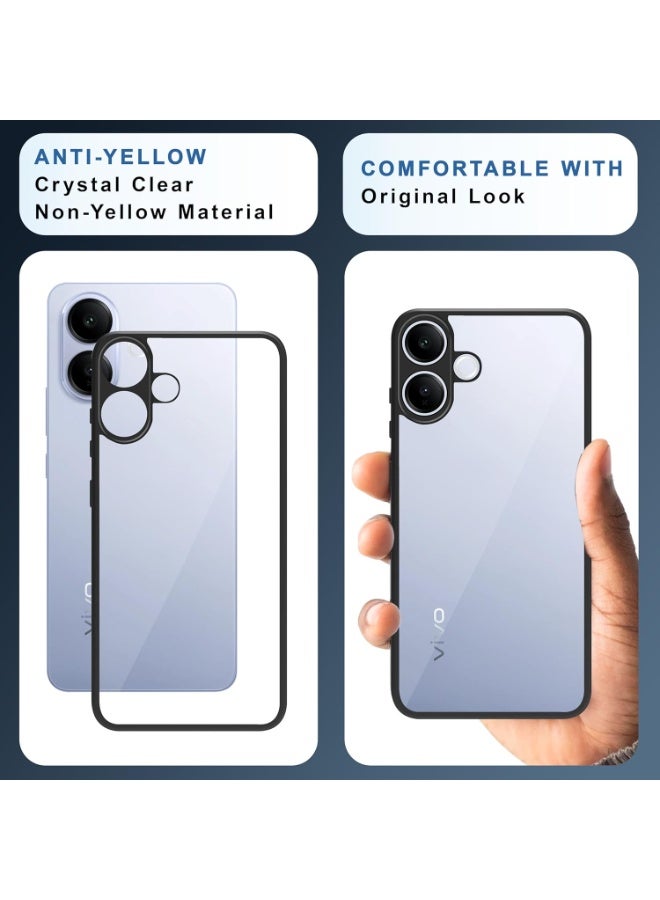 جراب حمايه شفاف مضاد للاصفرار ومقاوم للصدمات متوافق مع Vivo V60 Lite (شفاف) - Image 4