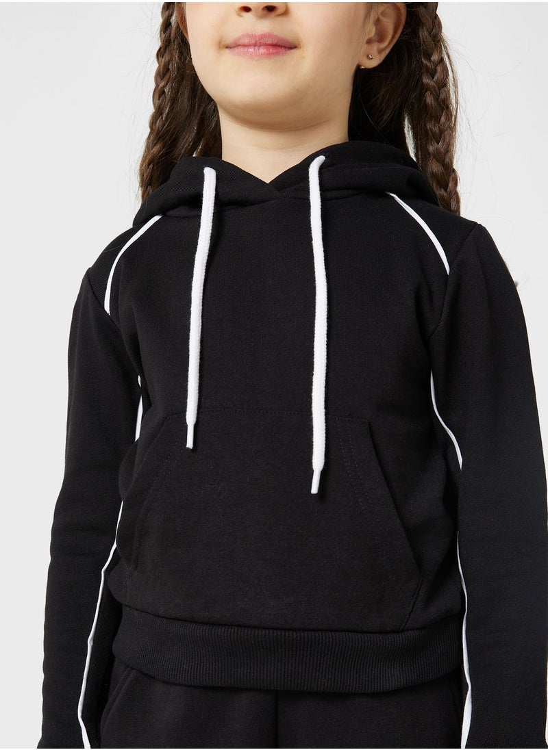 Pinata - Girls Piping Hoodie - Image 1