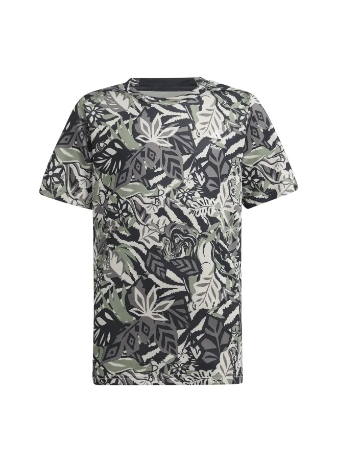 اديداس adidas B Dy Lk T Green Training T-Shirts 5-6Y