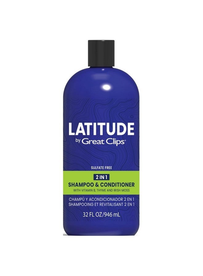 GREAT CLIPS LATITUDE 2-in-1 Shampoo + Conditioner | Daily Shampoo and Conditioner Set for Men | Promotes Full + Healthy Hair | 32oz - Image 1