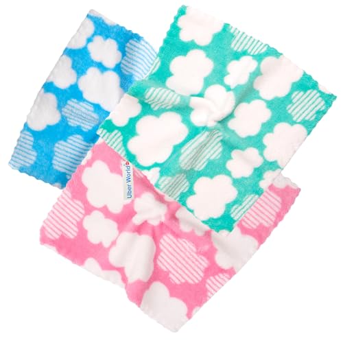 Uber World Multicolor Microfiber Handkerchief for Kids & Women | Sky and Cloud (12 Pack) - Image 2