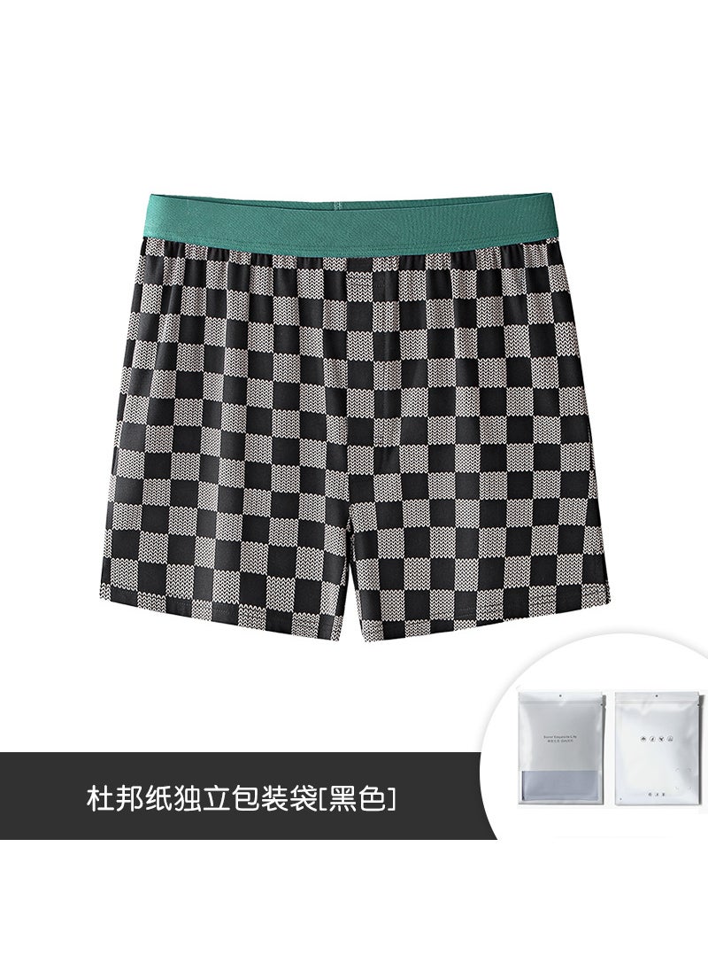 Generic - Mens Modal Cotton Alo Pants Casual Sleep Shorts Black - Image 1