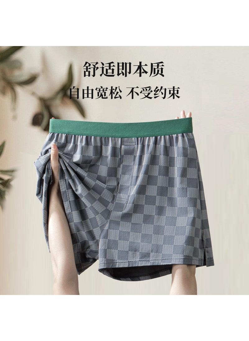 Generic - Mens Modal Cotton Alo Pants Casual Sleep Shorts Black - Image 1