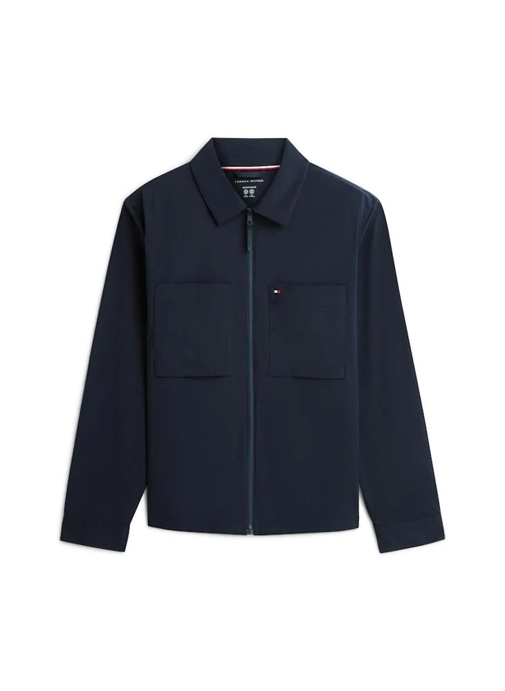 Tommy Hilfiger Desert Sky Essential Zip-Through Jacket for Men | Best Price UAE