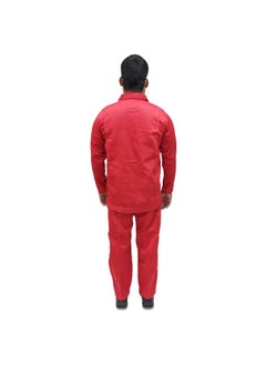 Armour Production Heavy-Duty Protective Workwear Coverall | Full-Body Industrial Safety Suit & Breathable Fabric for Construction, Manufacturing & Hazardous Environments | Red | Size-3XL - pzsku/ZBC1FF939CD1A0B92FE4BZ/45/_/1739512142/91994660-cad4-4006-9edc-1ee158dd84f0