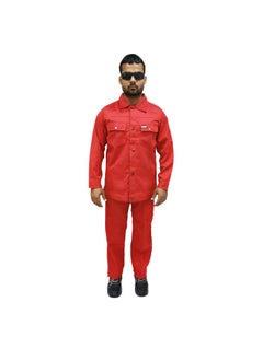 Armour Production Heavy-Duty Protective Workwear Coverall | Full-Body Industrial Safety Suit & Breathable Fabric for Construction, Manufacturing & Hazardous Environments | Red | Size-3XL - pzsku/ZBC1FF939CD1A0B92FE4BZ/45/_/1739512142/93a4e623-4e8b-496b-be19-d2813655fbe2