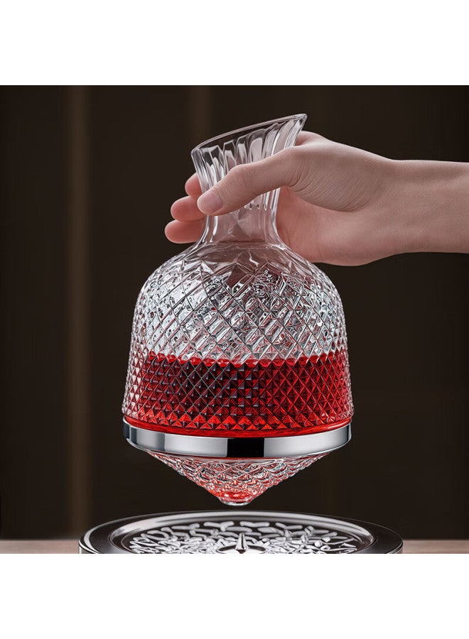 Cliton Crystal Glass Red Wine Glass Goblet Burgundy Glass 12-piece Set 6 Grape Wine Gl Decanter Opener - Image 3