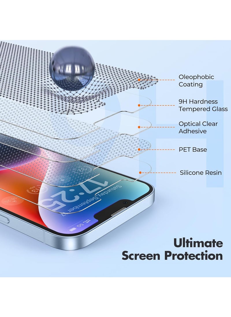 URBBKING - Anti-Scratch Full Coverage Tempered Glass Screen Protector For iPhone 16e 5G - Image 1