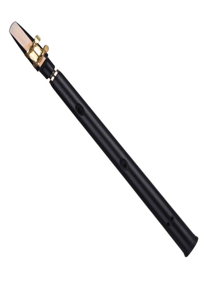 ammoon Mini Pocket Bb Saxophone Sax ABS with Alto Mouthpieces 10pcs Reed Carrying Bag Woodwind Instrument - Image 1