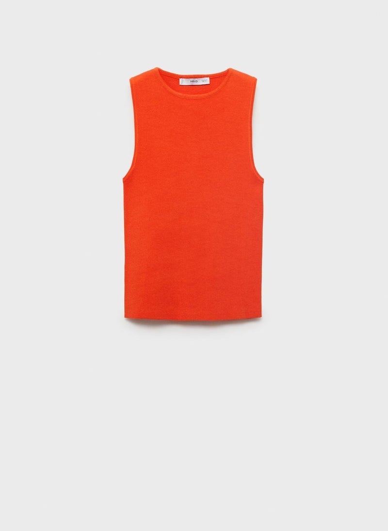 MANGO Fine-Knit Top  - Image 5