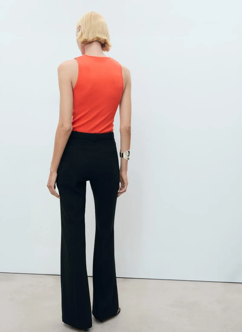 MANGO Fine-Knit Top