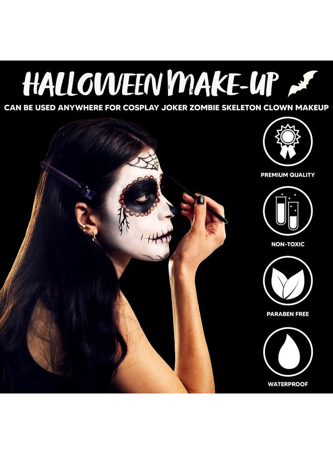 Spooktacular Creations Spooktacular Creations 25 PCS Halloween Family Makeup Kit, 12 Color Special Effect Face Body Paint, Costume Makeup, Zombie Cosplay, Wounds, Injuries & Blood for Halloween Party Supplies  - Image 4