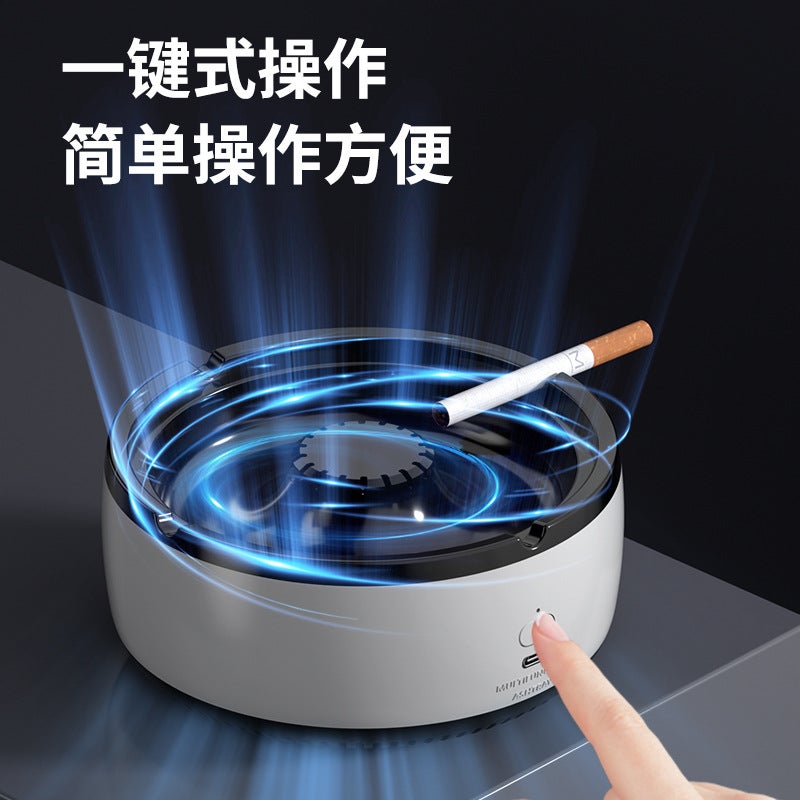 New Usb Rechargeable Ashtray Air Purifier Household Living Room Car-Mounted Ashtray To Remove Secondhand Smoke - Image 4
