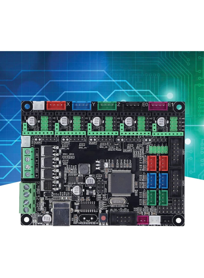 GGOOT 3D Printer Motherboard Controller Mainboard Kit, Highly Integrated Board with USB Interface, Equipped with 30Pcs Jumper Caps and USB Data Cable, Support for A4988 DRV8825 Stepper Driver - Image 5