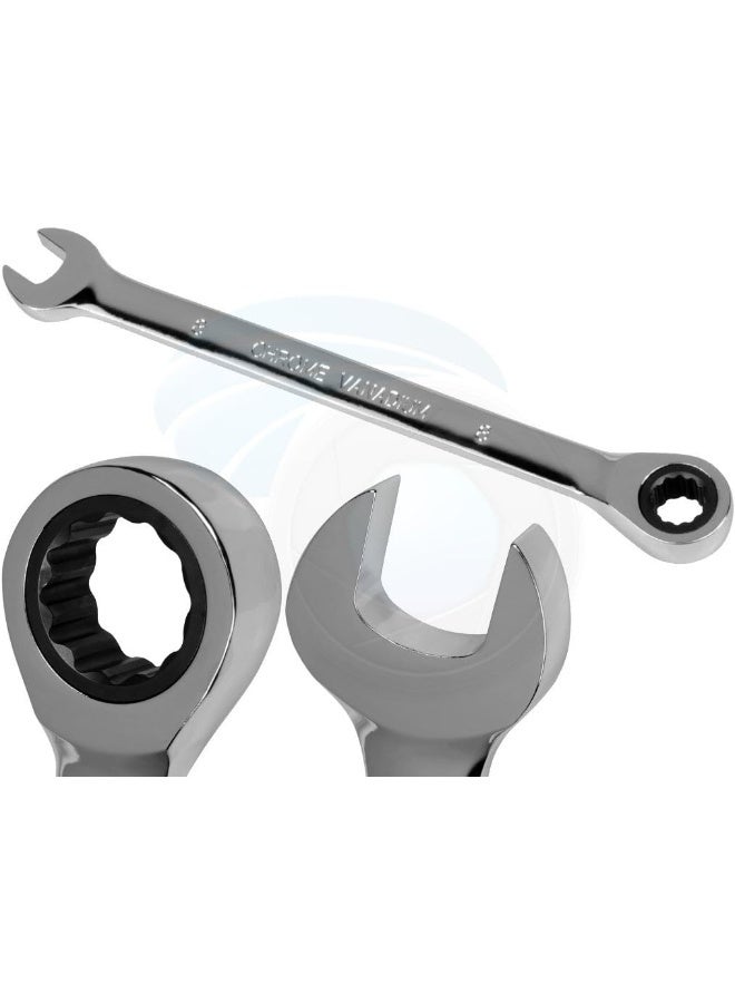 Tolsen - Fixed Combination Gear Spanner,15204,8Mm - Image 1