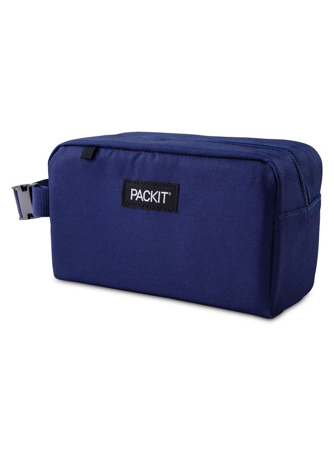 PACKIT PackIt® Freezable Snack Box, True Blue, Built with EcoFreeze® Technology, Collapsible, Reusable, Zip Closure with Buckle Handle, Designed For Work Snacks, Fresh Snacks On the Go, Adults, and All Ages  - Image 2