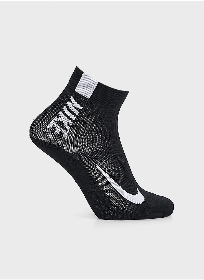 Nike - 2 Pack Mltiplier Ankle Socks - Image 1