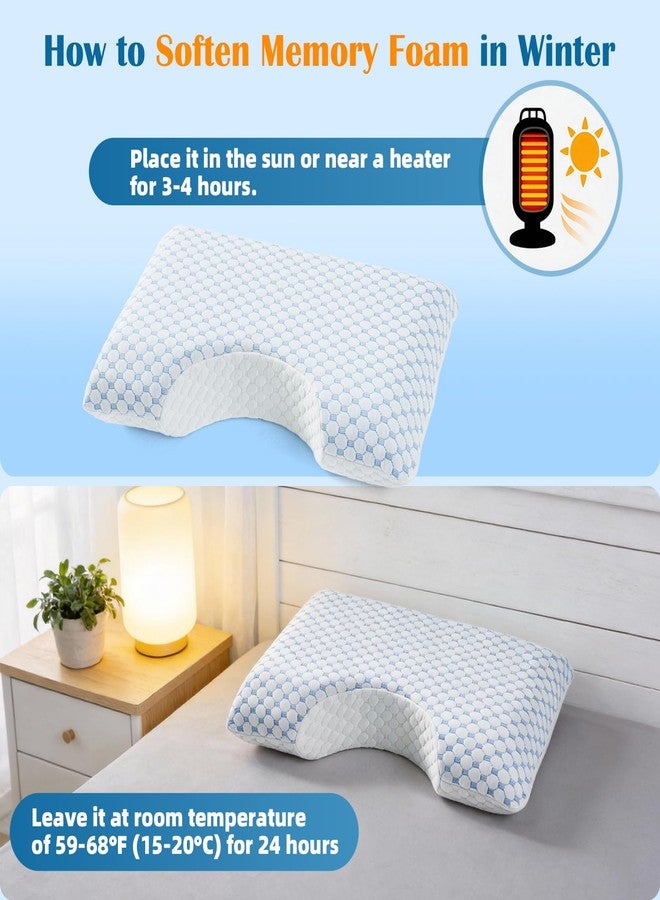 USlixury Side Sleeper Pillows for Adults-Adjustable 4 Layer Curved Pillow - Image 5