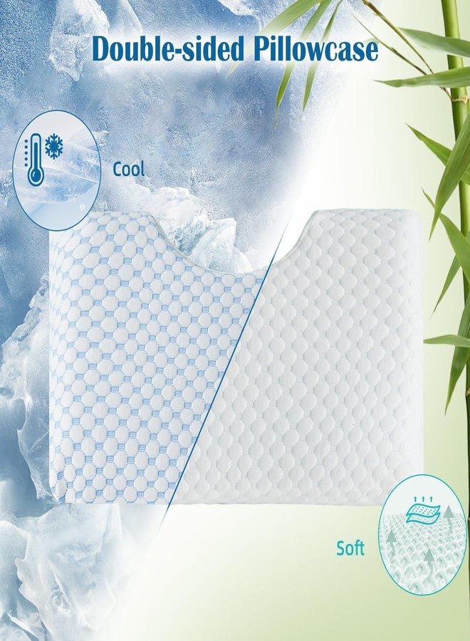 USlixury Side Sleeper Pillows for Adults-Adjustable 4 Layer Curved Pillow - Image 4
