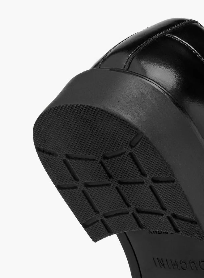 دوتشيني أحذية ديربي رجالية برباط سادة